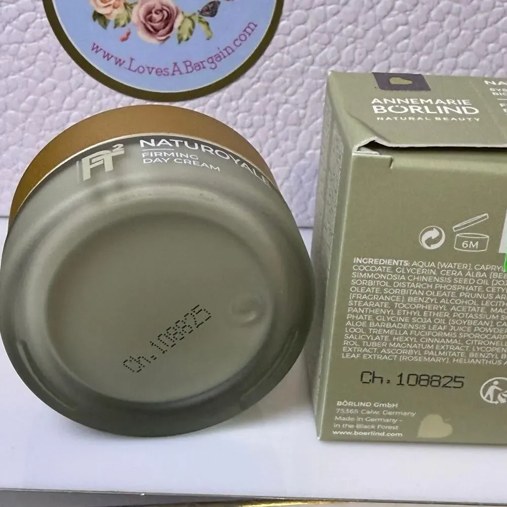 Annemarie Borlind Naturoyale System Biolifting Firming Day Cream - 50 mL -NEW
